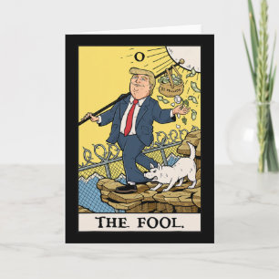 Funny Trump The Fool Tarot Card Shirt Funny Anti-t