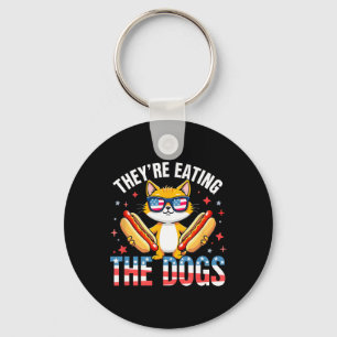 Funny Trump They Are Eating The Dogs The Cats The Key Ring