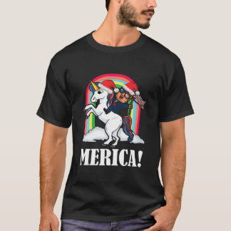 Funny Trump Unicorn President Trump 2024 Christmas T-Shirt