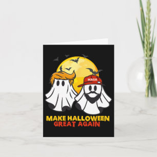 Funny Trump Vance Ghost Mega Hat Make Halloween Gr Card