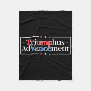 Funny Trump Vance President Vp Supporters Election Fleece Blanket