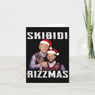 Funny Trump Vance Skibidi Rizzmas Make Christmas G Card