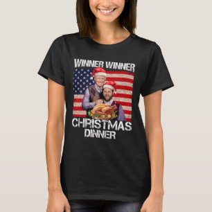 Funny Trump Vance Winner Winner Christmas Dinner S T-Shirt
