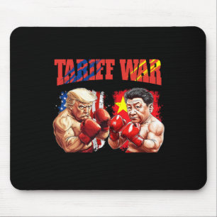 Funny Trump Vs Xi Jinping Boxing Boxing Match Mouse Pad