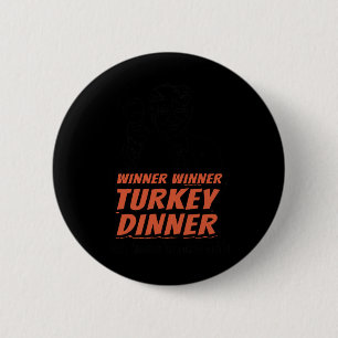 Funny Trump Winner Turkey Dinner Thanksgiving Dadd 6 Cm Round Badge