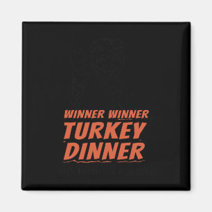 Funny Trump Winner Turkey Dinner Thanksgiving Dadd Magnet