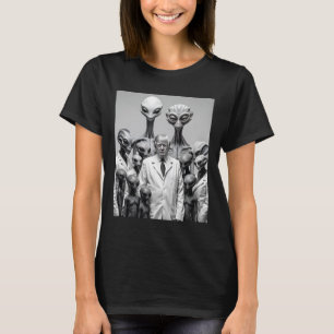 Funny Trump With Aliens Conspiracy Extraterrestria T-Shirt