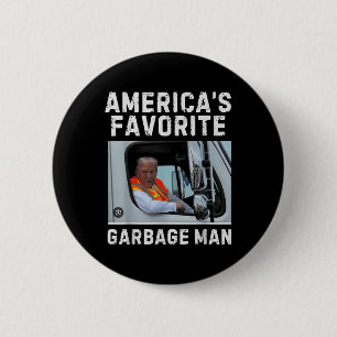 Funny Trump Xmas Gift Tee - Americas Favourite Gar 6 Cm Round Badge