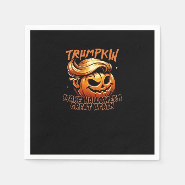 Funny Trumpkin Classic Napkin (Front)