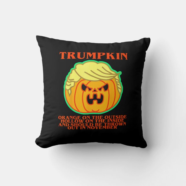 Funny Trumpkin Cushion (Front)