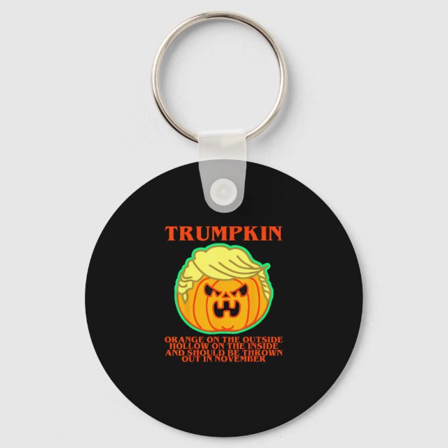 Funny Trumpkin Key Ring (Front)