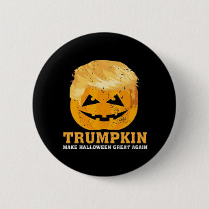 Funny Trumpkin Make Halloween Great Again 6 Cm Round Badge