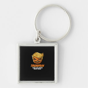 Funny Trumpkin  Make Halloween Great Again Easy Co Key Ring