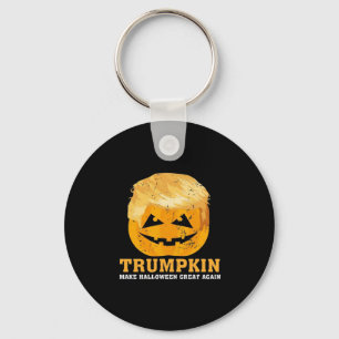 Funny Trumpkin Make Halloween Great Again Key Ring