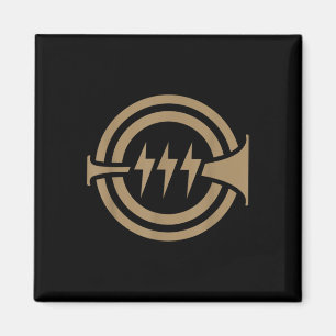 Funny Trust Gods Plan Trumpet And Thunder Symbol G Magnet