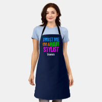 Funny Trust Me I'm a Hair Stylist Cute Monogram