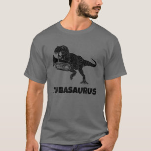Funny Tubasaurus Tuba Dinosaur Woodwind Musician D T-Shirt