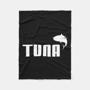 Funny Tuna Bluefin Deep Sea Fishing Tuna Gift Fleece Blanket