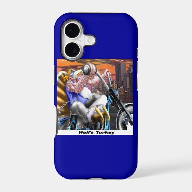 Funny Turkey Biker iPhone 5 Case (Back)