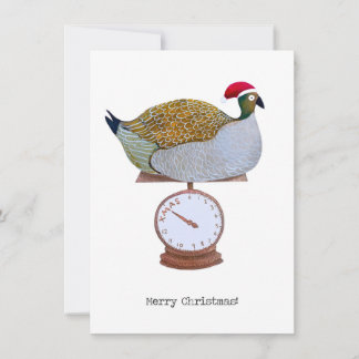 Funny Turkey Christmas Card