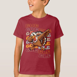 Funny Turkey Dab Thanksgiving T-Shirt