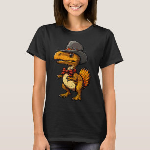 Funny Turkey Dinosaur Thanksgiving Cute Turkeysaur T-Shirt