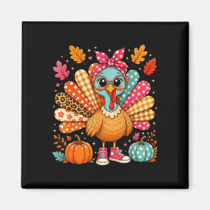 Funny turkey gobble coquette thanksgiving thankful magnet