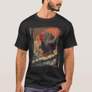 Funny Turkey Gobblezilla Turkey Day Thanksgiving T-Shirt