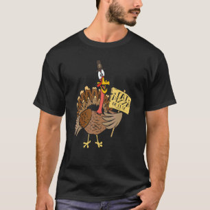 Funny Turkey Vegan Thanksgiving T-Shirt