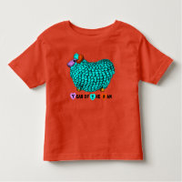 Funny Turquoise Ram Chinese Year Zodiac Toddler T