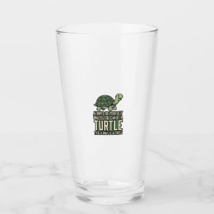 Funny Turtle Be Yourself Vintage Shirt Design_1 Glass