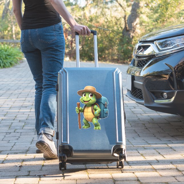 Funny Turtle Hiking Graphic Camping Lover Adventur (Suitcase Insitu)