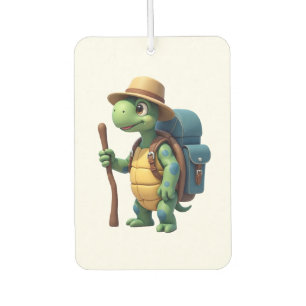 Funny Turtle Hiking Graphic Camping Lover Adventur Car Air Freshener