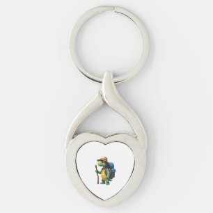 Funny Turtle Hiking Graphic Camping Lover Adventur Key Ring