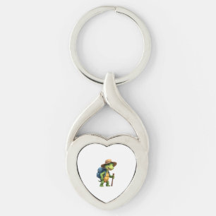 Funny Turtle Hiking Graphic Camping Lover Adventur Key Ring