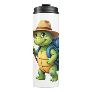 Funny Turtle Hiking Graphic Camping Lover Adventur Thermal Tumbler