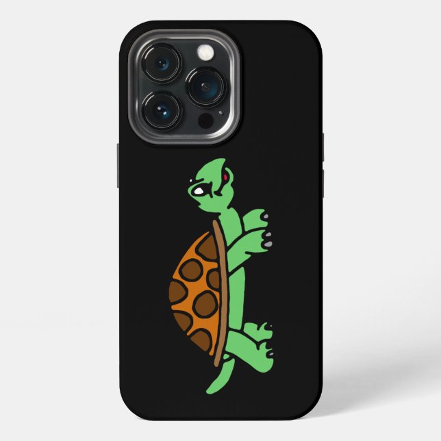 Funny Turtle iPhone Case (Back)