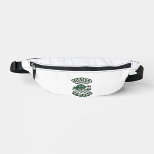 Funny Turtle Make Me Happy Vintage Bum Bags