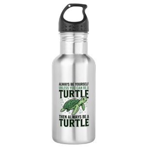 Funny Turtle Quote Vintage Engraving Design_1 532 Ml Water Bottle