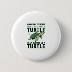 Funny Turtle Quote Vintage Engraving Design_1 6 Cm Round Badge