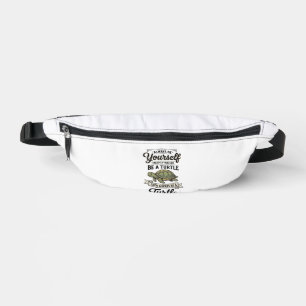 Funny Turtle Quote Vintage Engraving Design (2)_1 Bum Bags