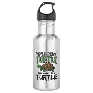 Funny Turtle Quote Vintage Vector Design_1 532 Ml Water Bottle