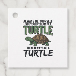 Funny Turtle Quote Vintage Vector Design_1 Favour Tags
