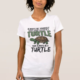 Funny Turtle Quote Vintage Vector Design_1 T-Shirt