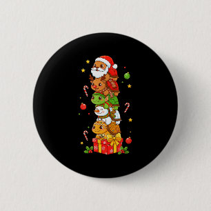 Funny Turtle Santa Elf Snowman Christmas Womens Me 6 Cm Round Badge