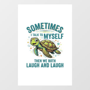 Funny Turtle Talking To Myself Vintage Shirt Desig