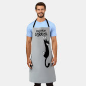 Funny Tuxedo Cat Made From Scratch Apron (Worn)