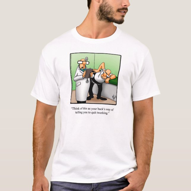 Funny Twerking Humour Tee Shirt (Front)