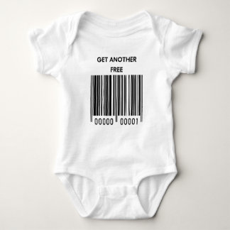 Funny twin baby bodysuit