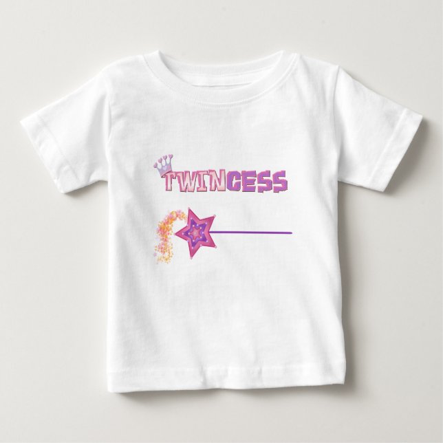 Funny Twin Baby T-Shirt (Front)